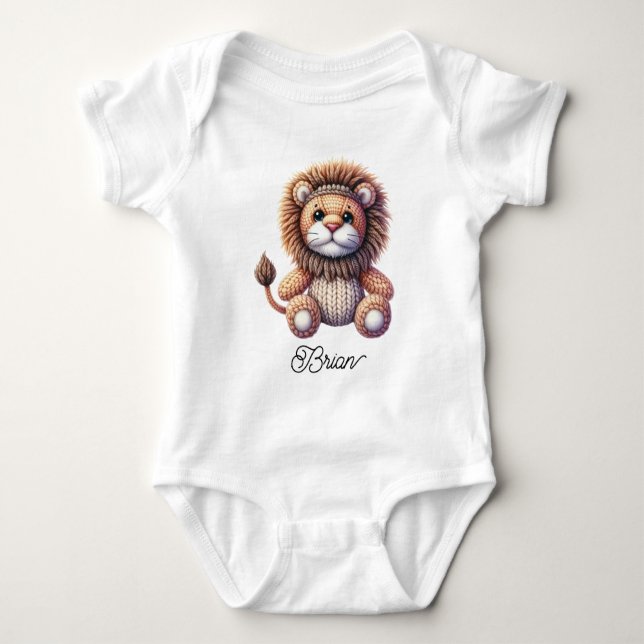 Cute Baby Lion Bodysuit (Front)
