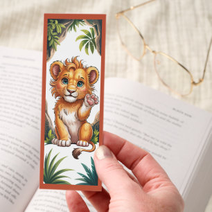 Cute Baby Lion Bookmarks