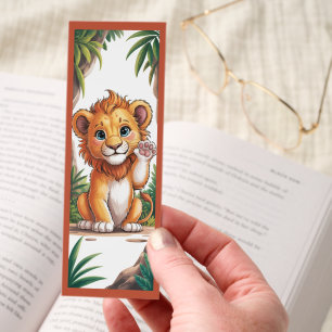 Cute Baby Lion Bookmarks
