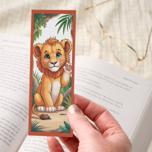 Cute Baby Lion Bookmarks