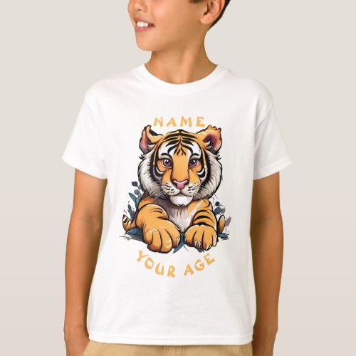 Cute Baby Lion Childrens  T_Shirt