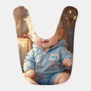 Cute Baby Logo Baby Bib