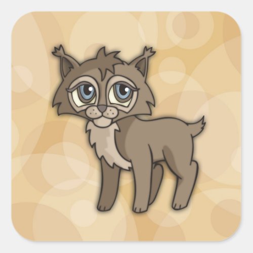 Cute Baby Lynx stickers