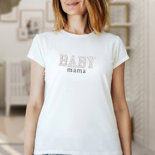 Cute Baby Mama New Mom Baby Shower T-Shirt