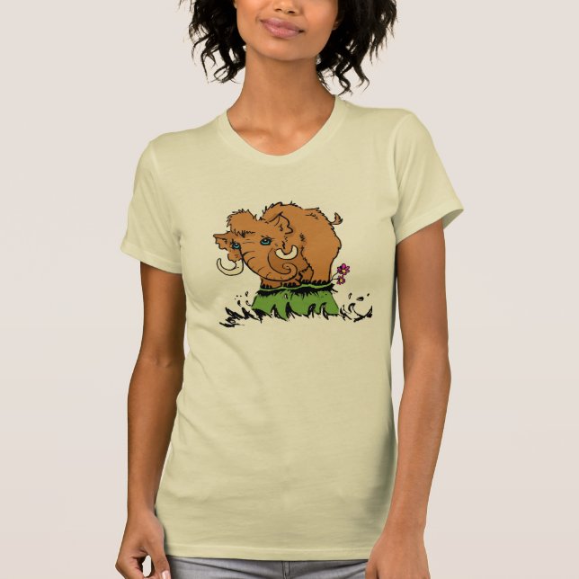Cute Baby Mammoth T-Shirt (Front)