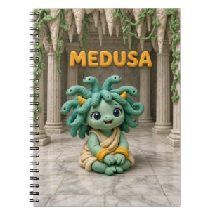 Cute Baby Medusa, Mythical Notebook