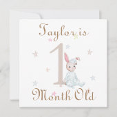 Cute Baby Milestones Markers 1 and 2 Months Old (Front)