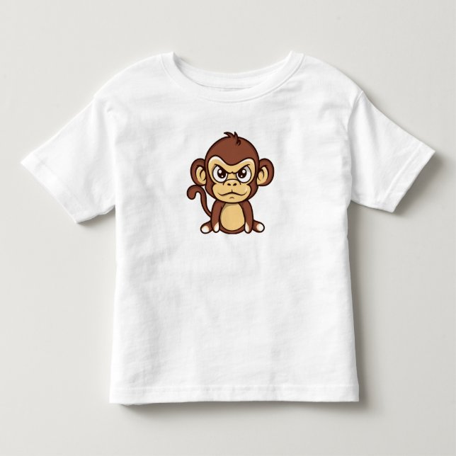 Cute Baby Monkey Infant T-Shirt (Front)