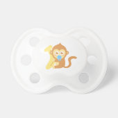Cute Baby Monkey With Banana Pacifier (Front)