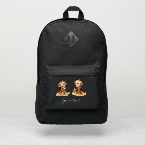 Cute Baby Monkeys Port Authority Backpack