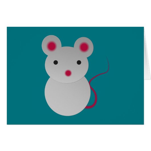 Cute Baby Mouse Cards (Front Horizontal)
