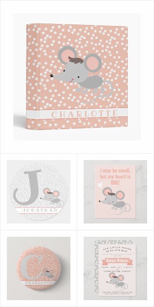 Cute Baby Mouse - Kids Collection