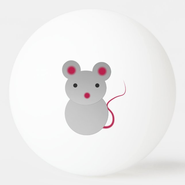Cute Baby Mouse Ping Pong Ball (Front)