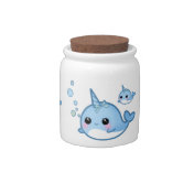 Cute baby narwhal candy dish