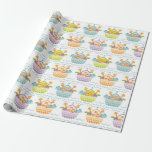 Cute Baby Noahs Ark Wrapping Paper