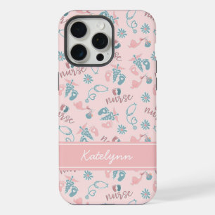 Cute Baby Nurse Phone Case   Personalized Name