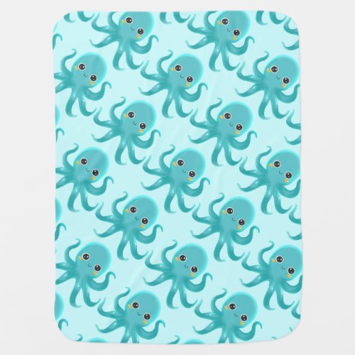 Cute Baby Octopus Baby Blanket