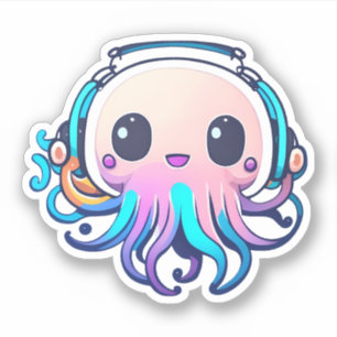 Cute Baby Octopus Sticker