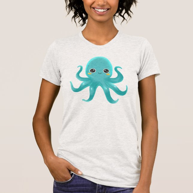 Cute Baby Octopus T-Shirt (Front)