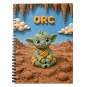 Cute Baby Orc, Mythical Notebook