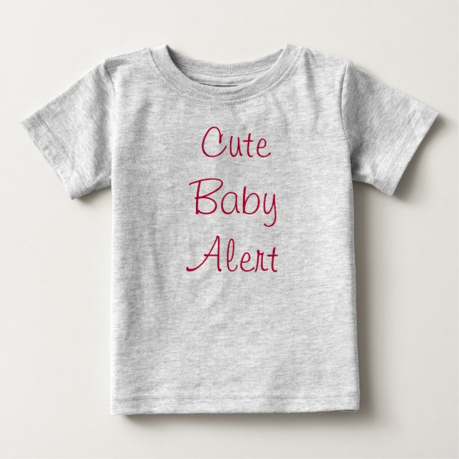 Cute Baby Organic Baby T-Shirt (Front)