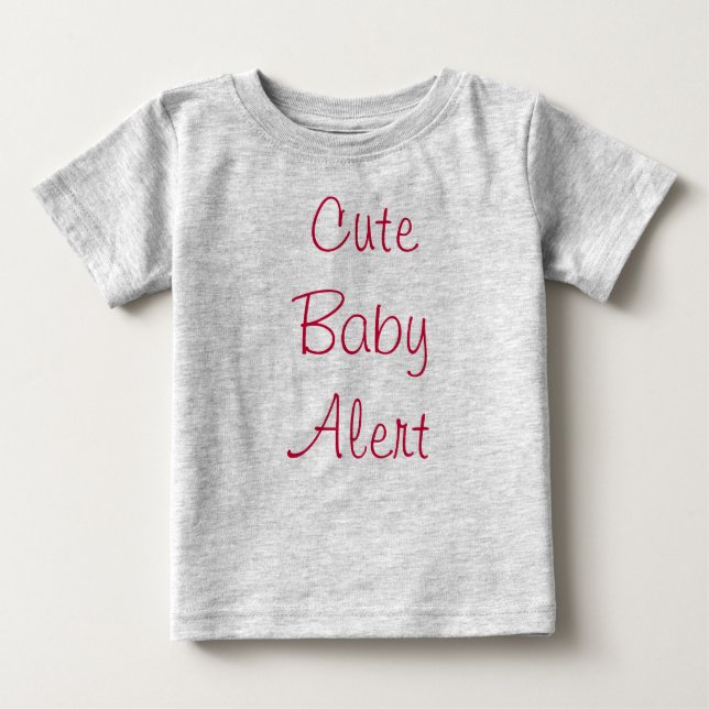 Cute Baby Organic T-Shirt (Front)