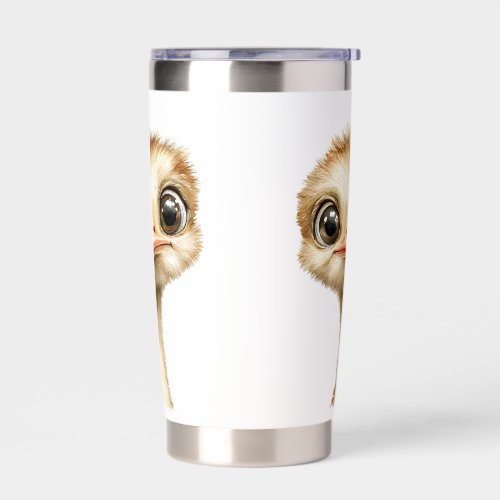 Cute Baby Ostrich Whimsical Safari Nursery Insulated Tumbler