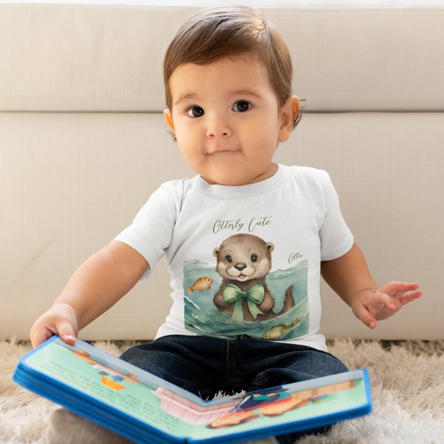 Cute Baby Otter Gender Neutral T-Shirt (Creator Uploaded)