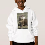 Cute Baby Otter Hoodie at Zazzle