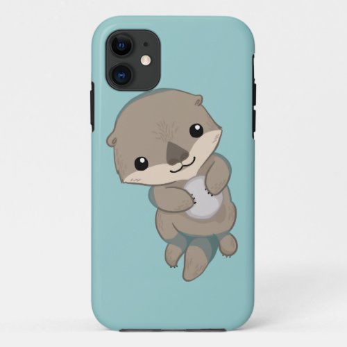 Cute Baby Otter Pup iPhone 11 Case