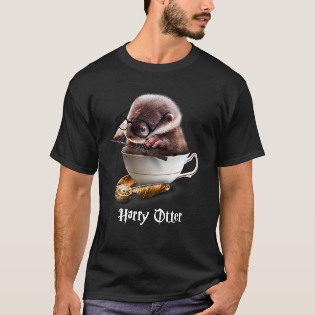 Cute Baby Otter Shirt Harry Otter Tshirt for Otter (Front)
