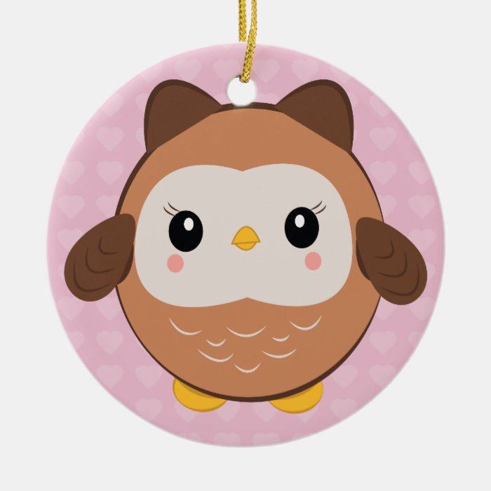 Cute Baby Owl ornament