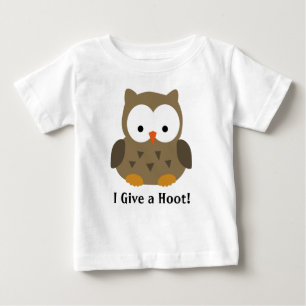 Cute Baby Owl Personalized T-Shirt