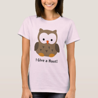Cute Baby Owl Personalized T-Shirt