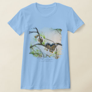 Cute Baby Owls - Great Horned Owls Photography T-Shirt