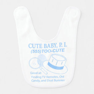 Cute Baby P.I. Bib