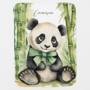 Cute Baby Panda Gender Neutral Blanket