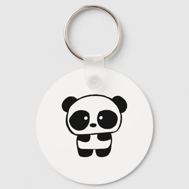 Cute Baby Panda Keychain (Front)