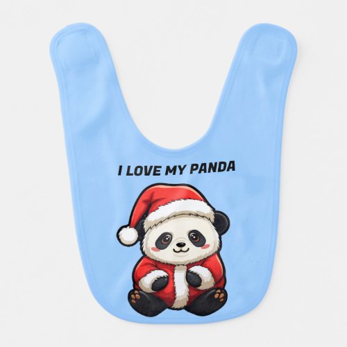 Cute Baby Panda Personalized Baby Bib