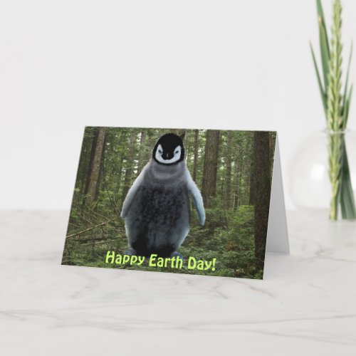 Cute Baby Penguin_lover Forest Funny Birthday Card