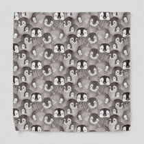 Cute Baby Penguin Pattern Bandana