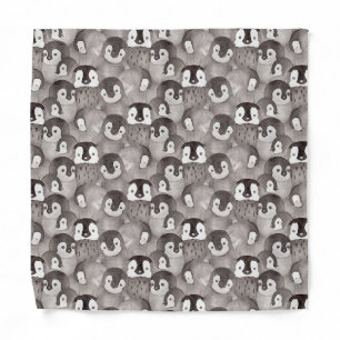 Cute Baby Penguin Pattern Bandana