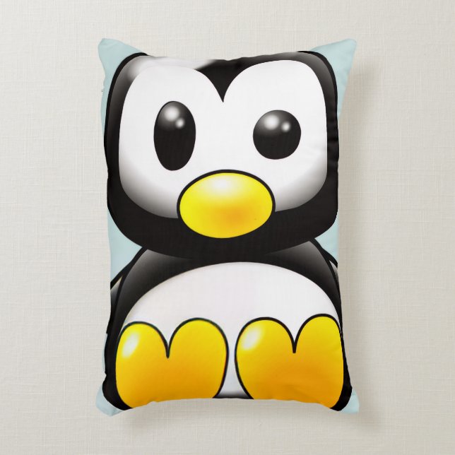 Cute Baby Penguin Pillow (Front(Vertical))