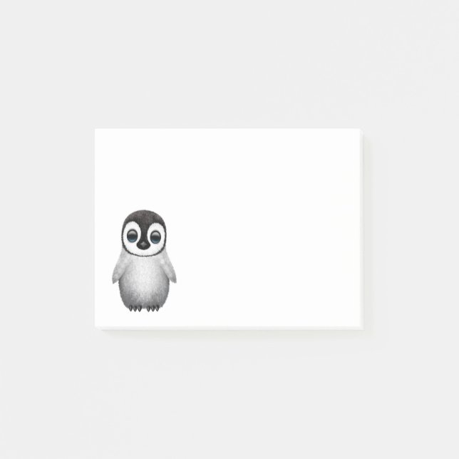 Cute Baby Penguin Post-it Notes (Front)