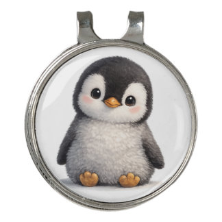 Cute Baby Penguin – Soft & Adorable Design Golf Hat Clip