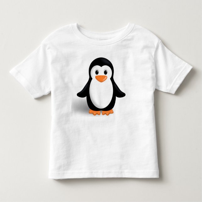 Cute Baby Penguin Toddler T-shirt (Front)