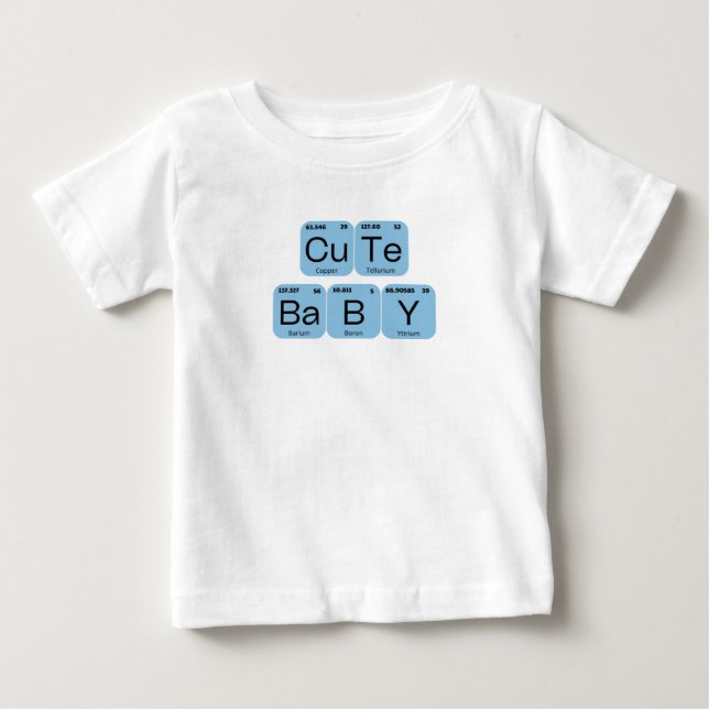 Cute Baby Periodic Table Element T-Shirt (Front)