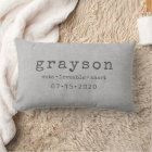 Cute Baby Personalized Name Birthdate