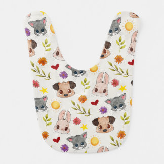 Cute Baby Pets Animal Baby Bib