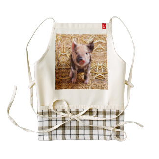 Cute Baby Piglet Farm Animals Babies Zazzle HEART Apron